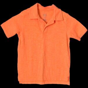 Wonder Nation Orange Polo Shirt Boys Size XS (4-5)